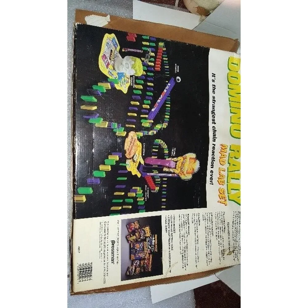 1996 Domino Rally Mad Lab Set Pressman